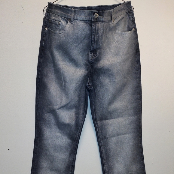 12T, Metallic Jeans by Diane Gilman DG2 - Picture 3 of 6